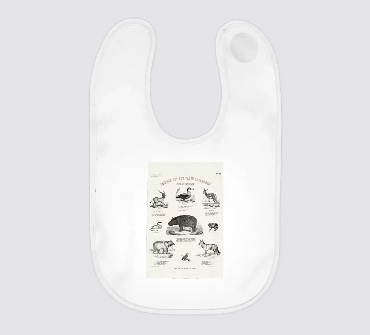 Animals Chart bavaglino da Astër