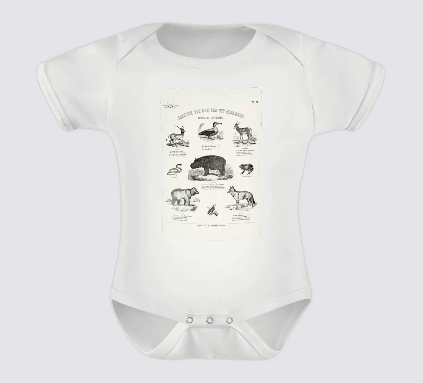 Animals Chart body bébé de Astër