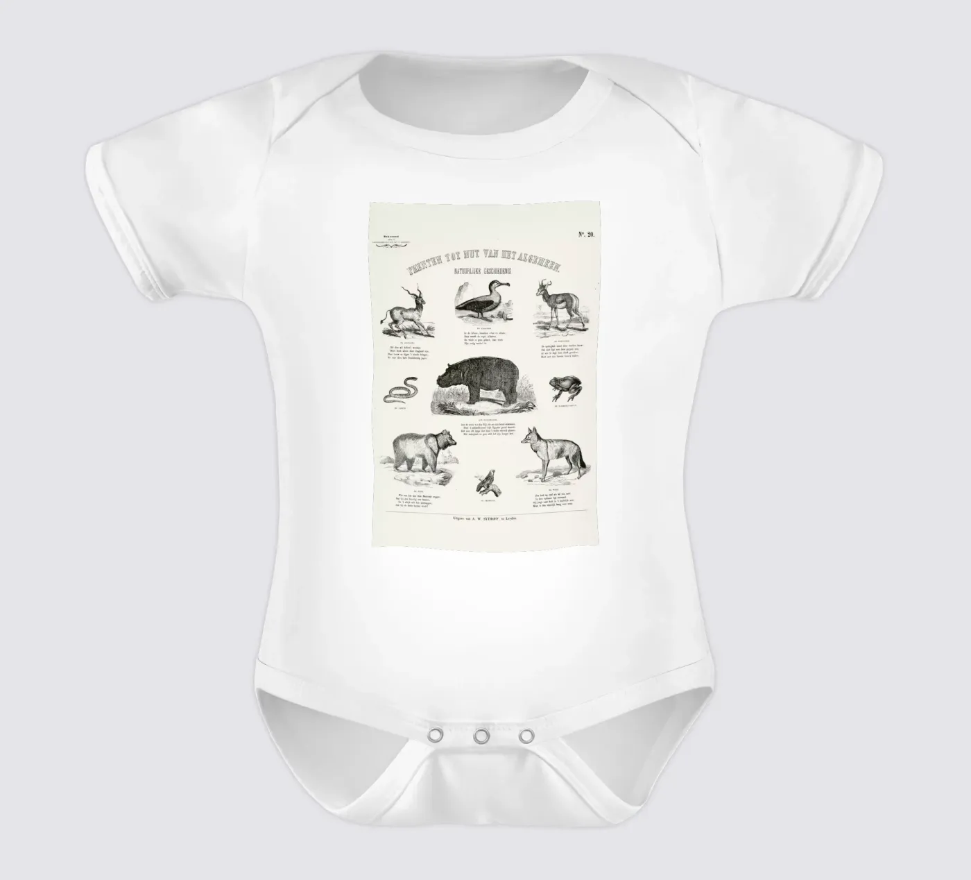 Animals Chart body bébé de Astër