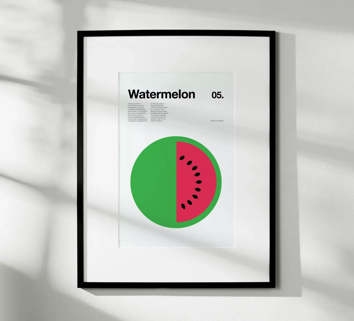 Watermelon Poster von Nick Barclay