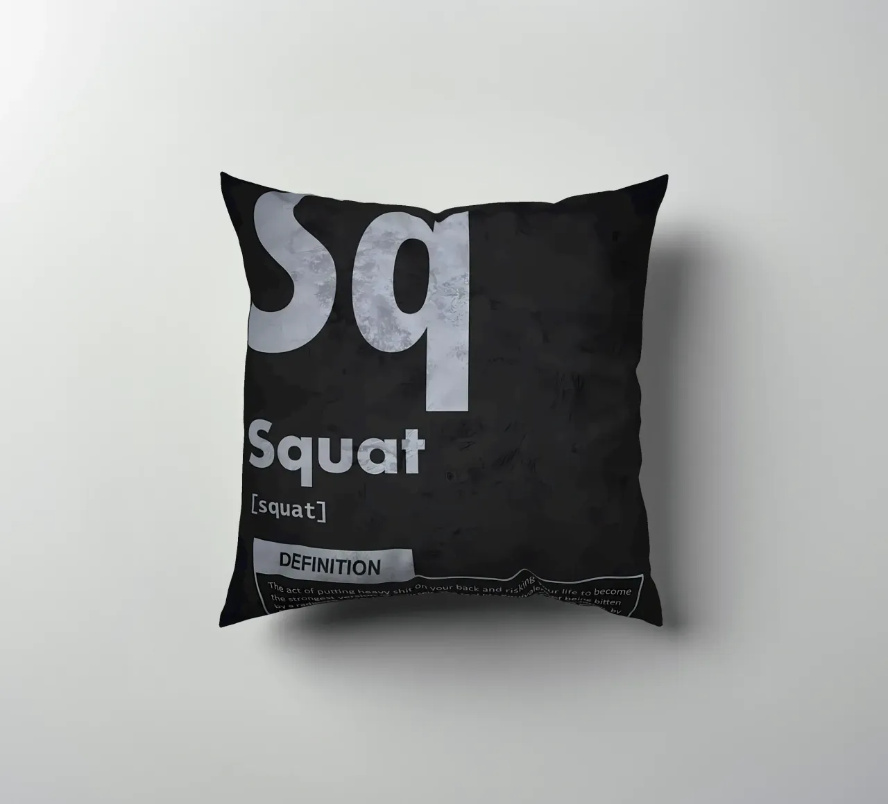 Challenge and Change decorative cushion by Aara