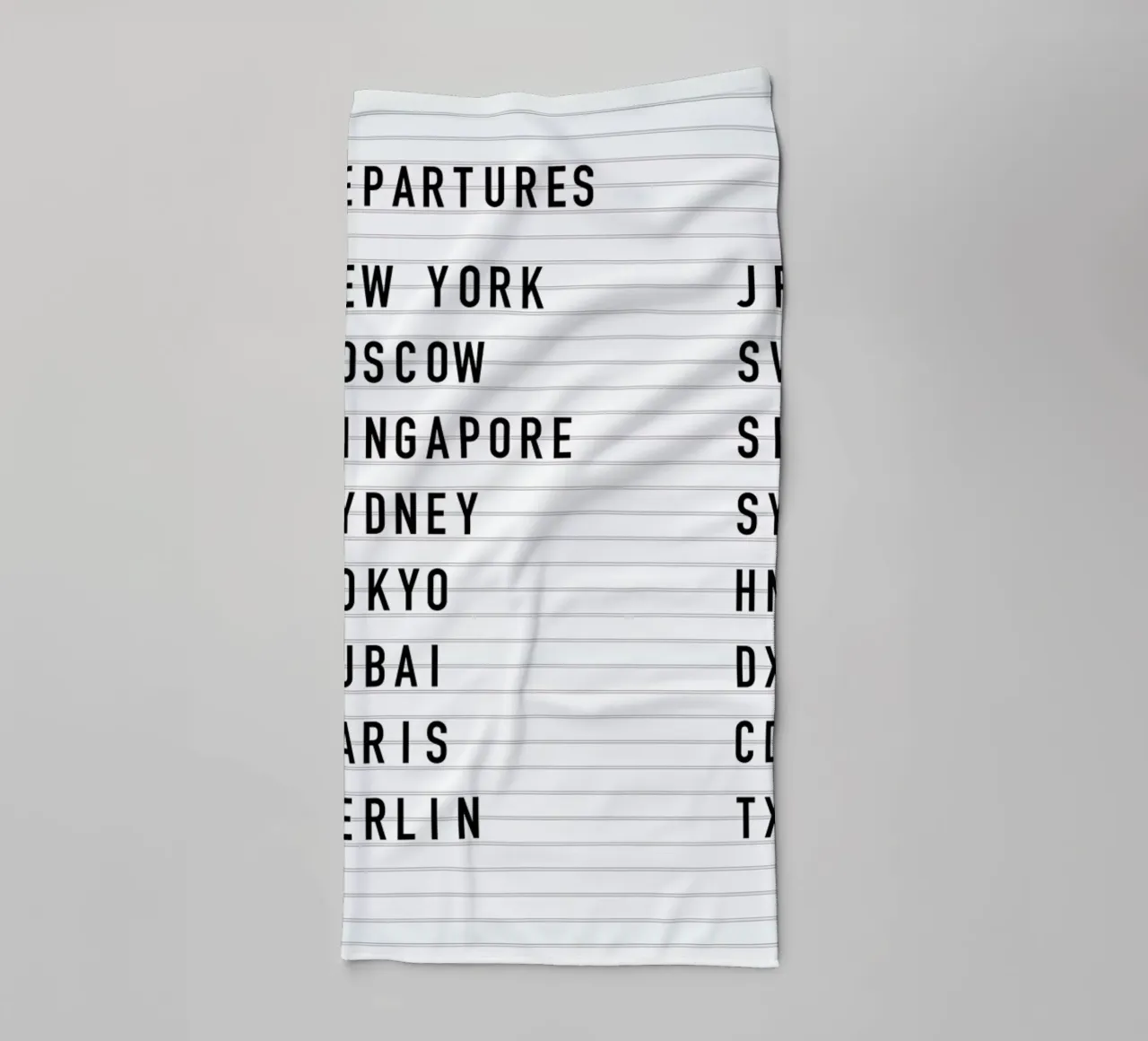 Departure New York Handtuch von daylight design studio