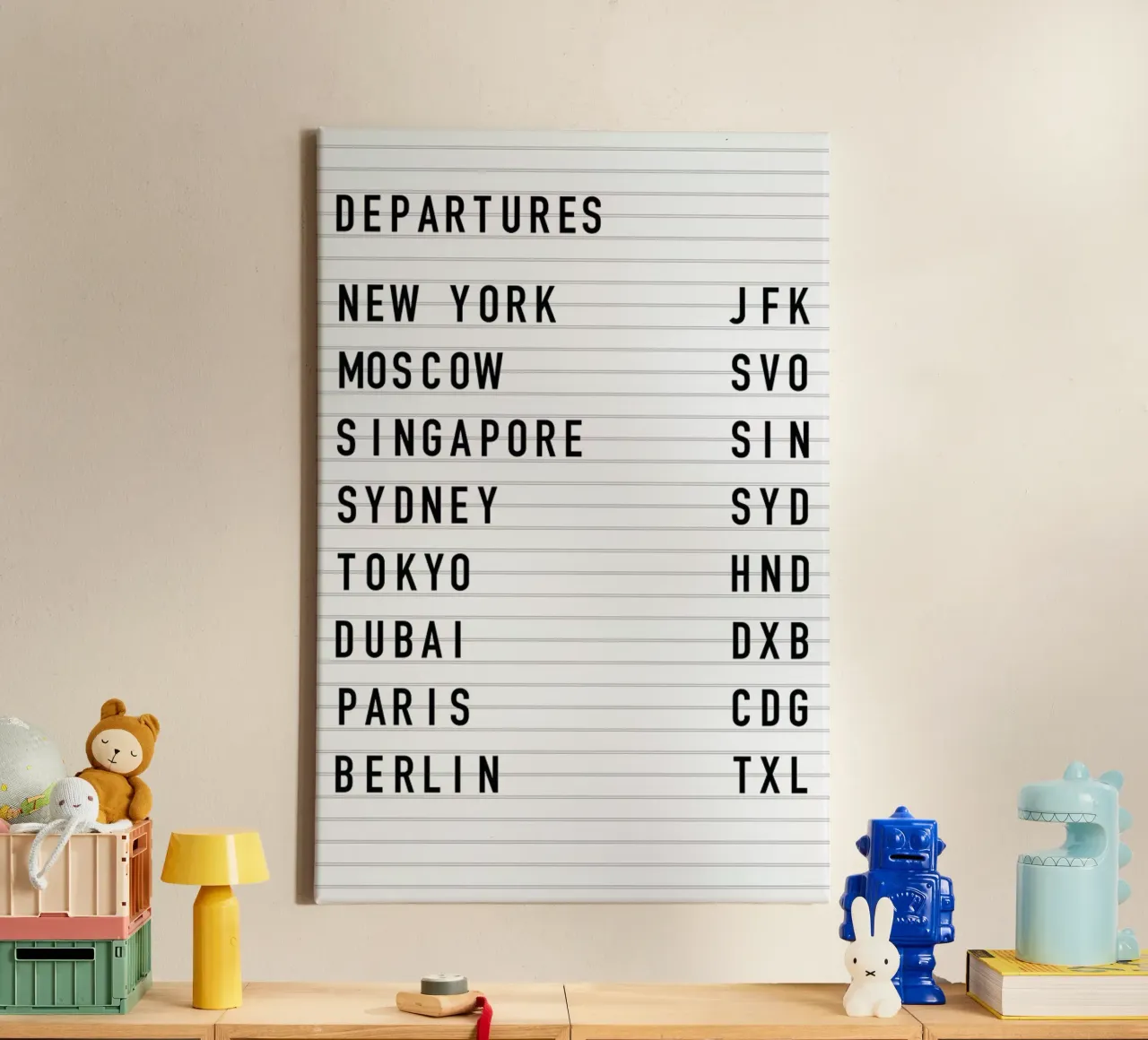 Departure New York tela con Cornice a cassetta da daylight design studio