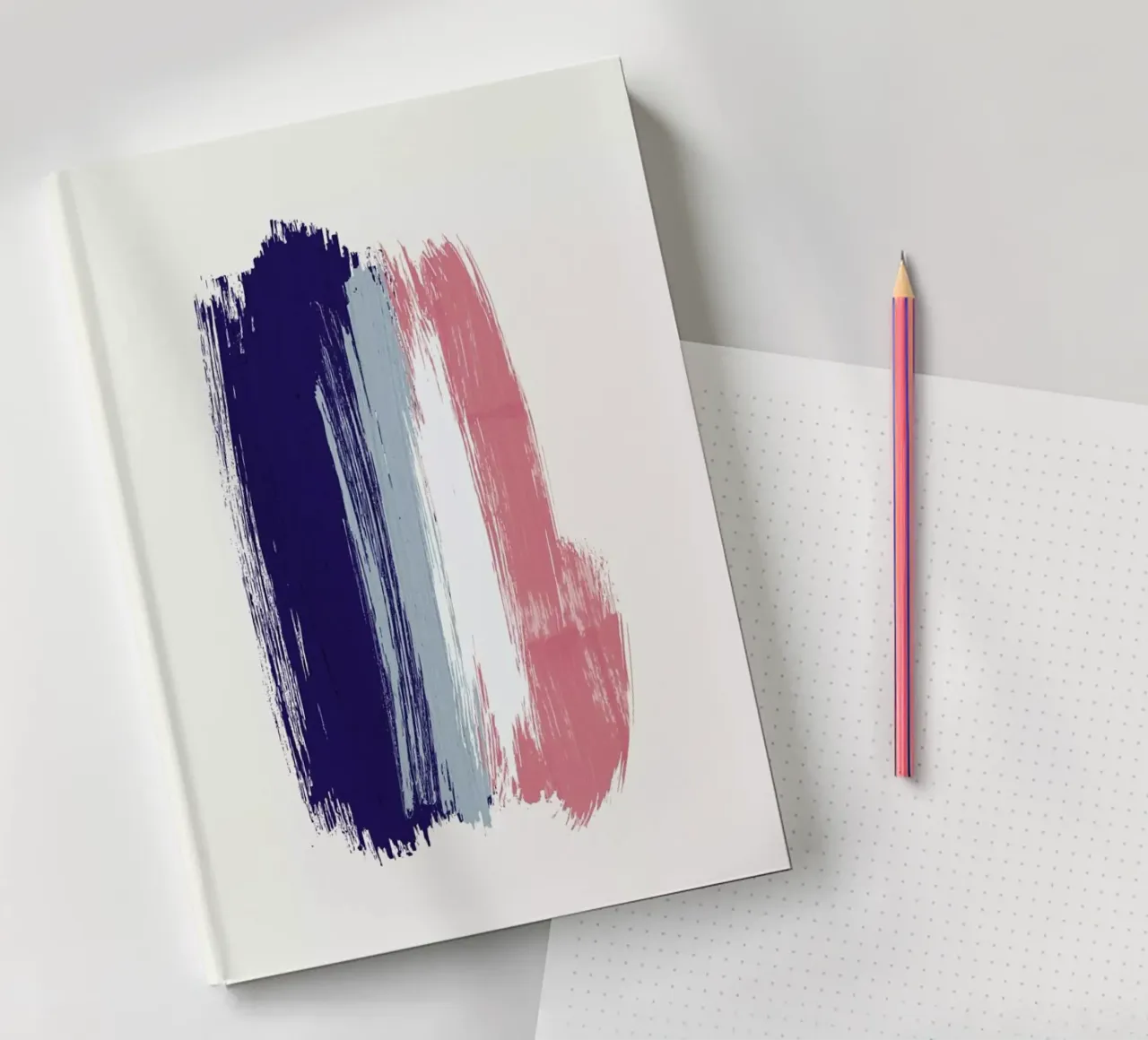 Brushstrokes V notebook by Pure