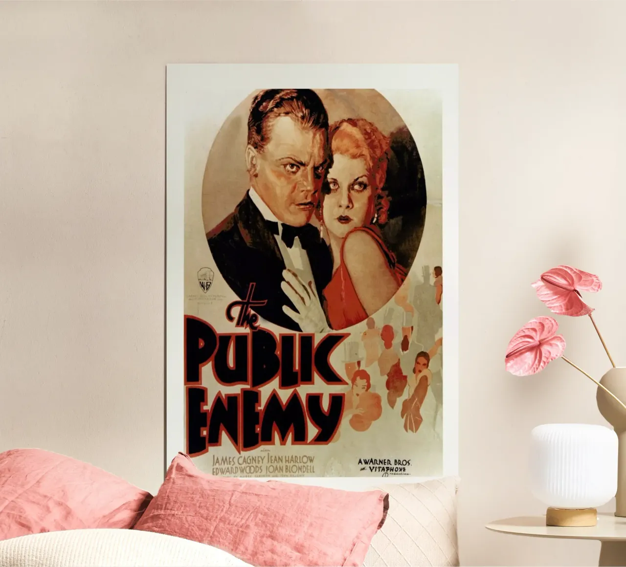 ‘The Public Enemy’ Retro Movie Poster carta hahnemühle da Gallery Print and Art Limited