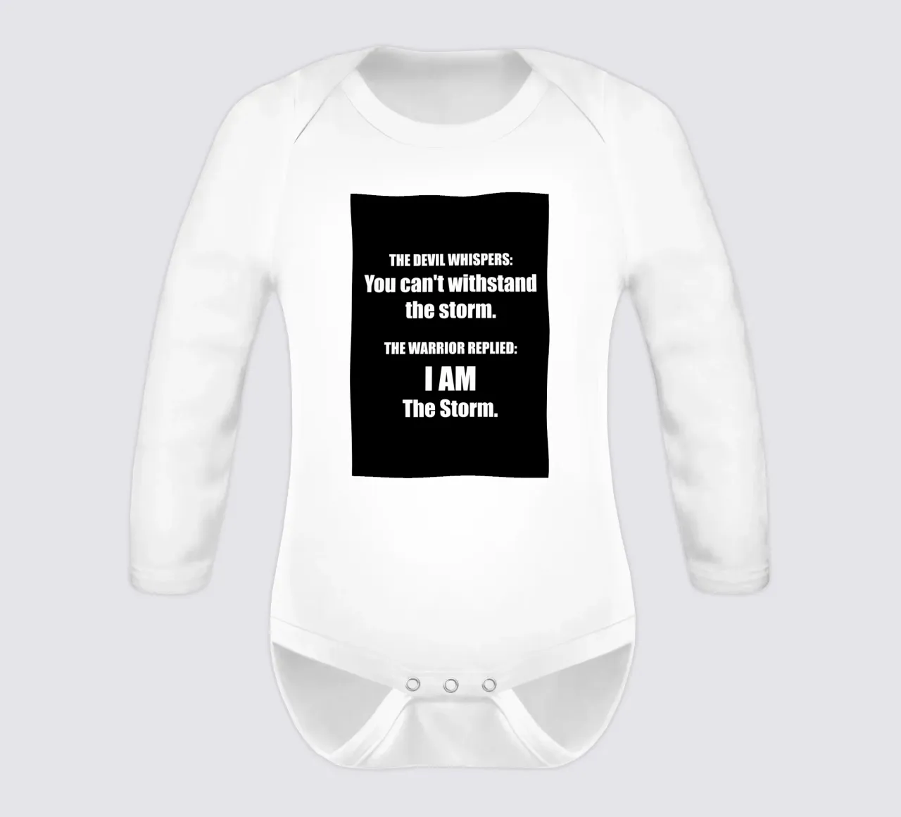 So wie alle anderen auch Langarm Babybody von Aara