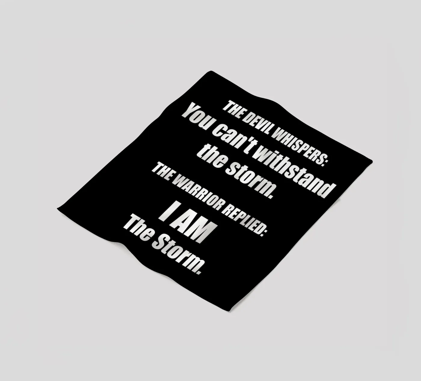Same As Everyone Else fleece blanket by Aara