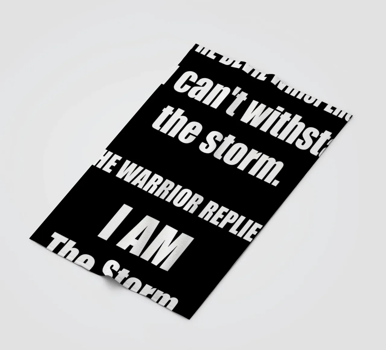Same As Everyone Else fleece blanket by Aara