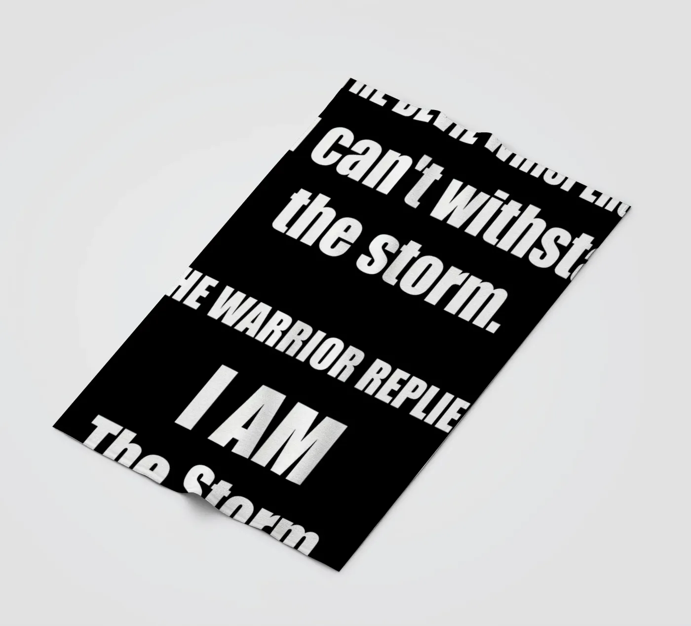 Same As Everyone Else fleece blanket by Aara