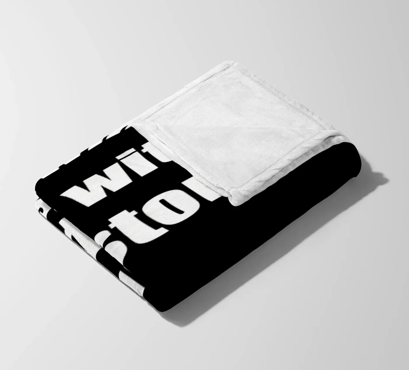Same As Everyone Else fleece blanket by Aara