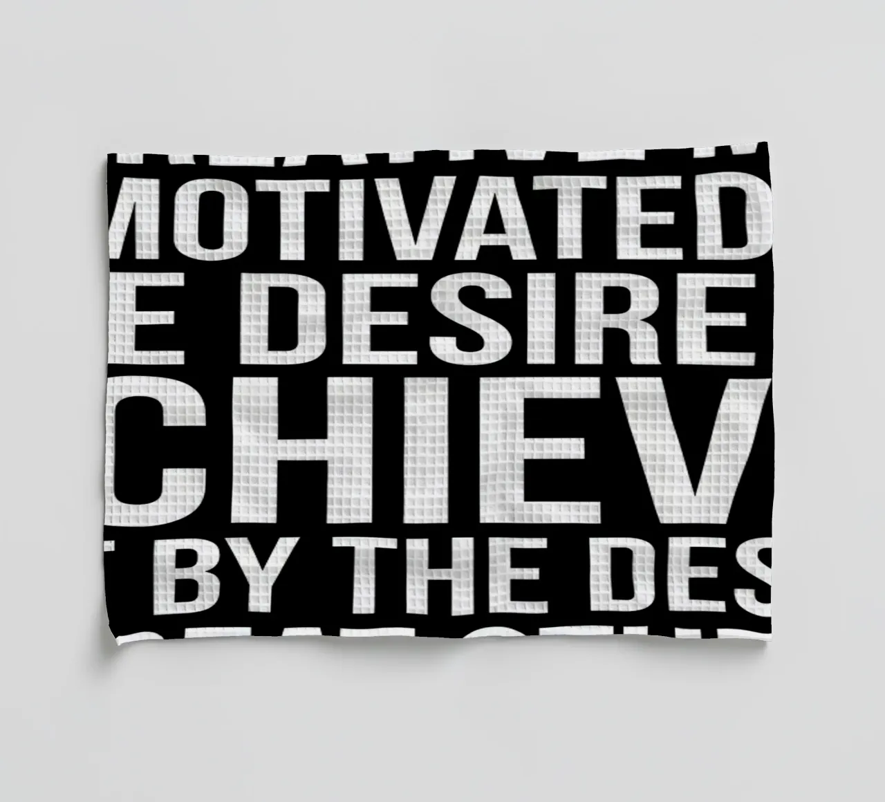 Workout Motivation tea towel by Aara