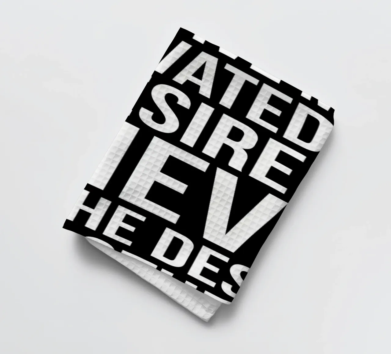 Workout Motivation tea towel by Aara