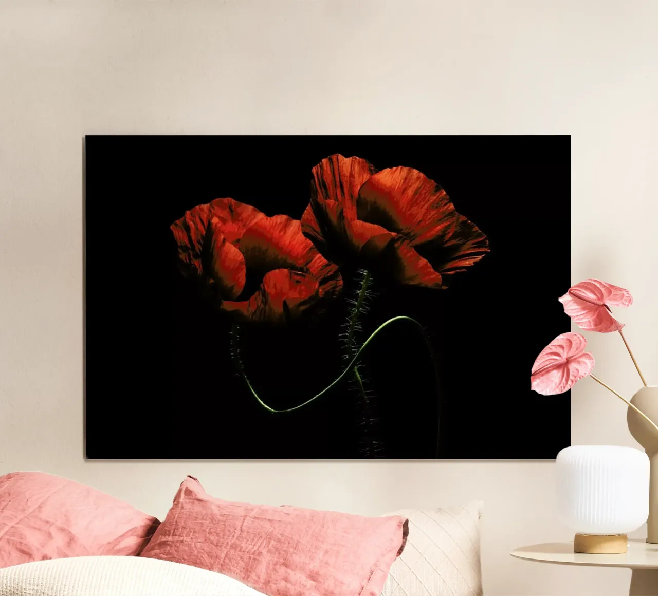 Around Midnight - Lenka poster con telaio in legno da Pictufy