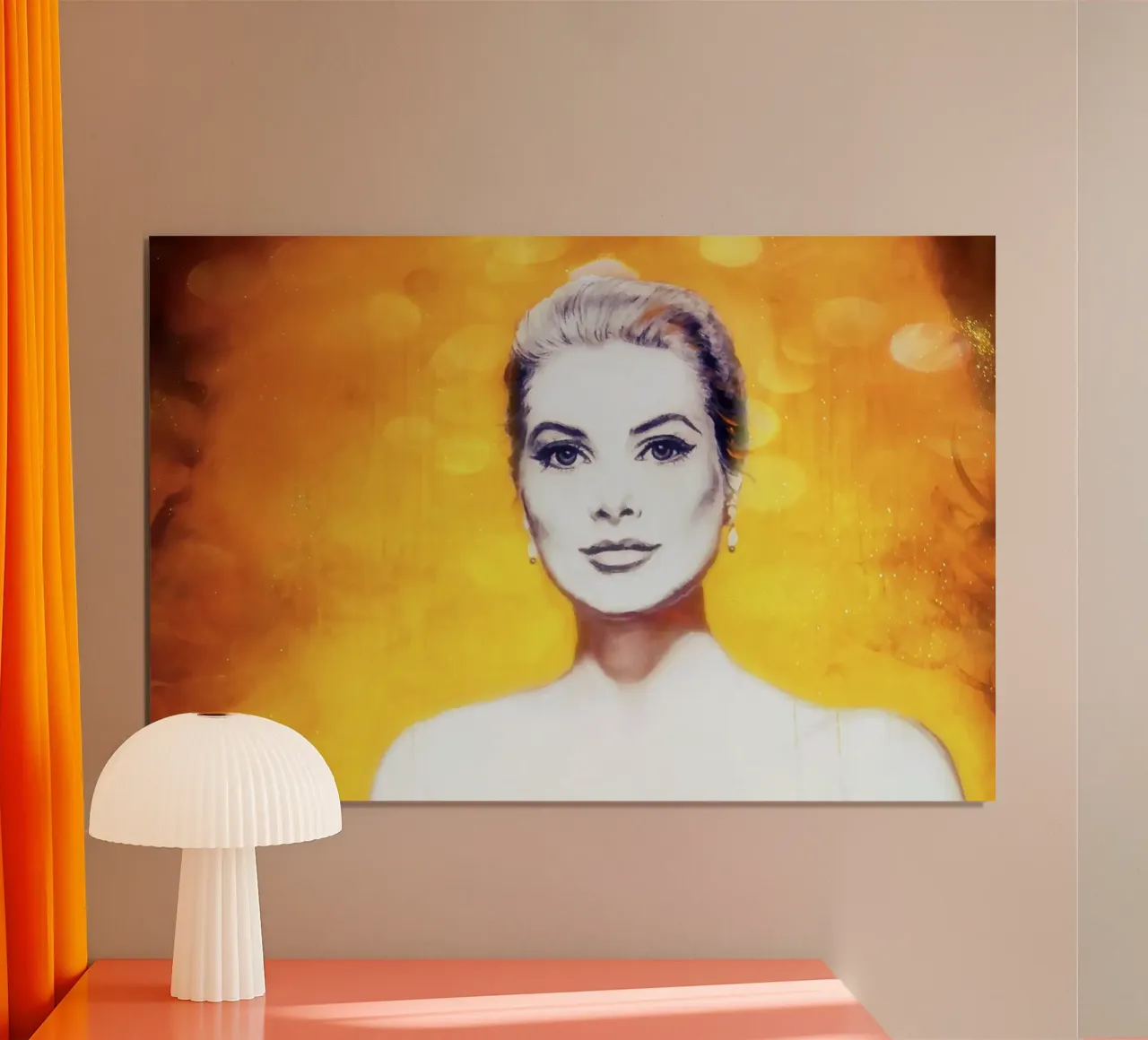 Grazie poster con telaio in legno da Happy 😃 Art 🎨 by Christine Schnoell