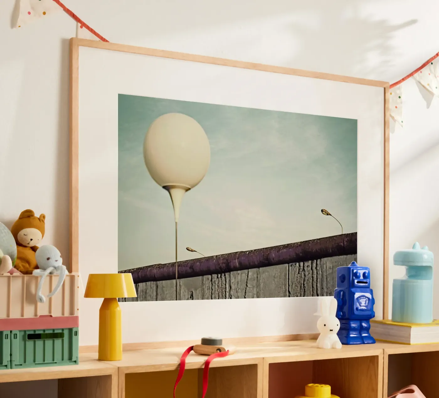 Wall 01 poster van Michael Belhadi