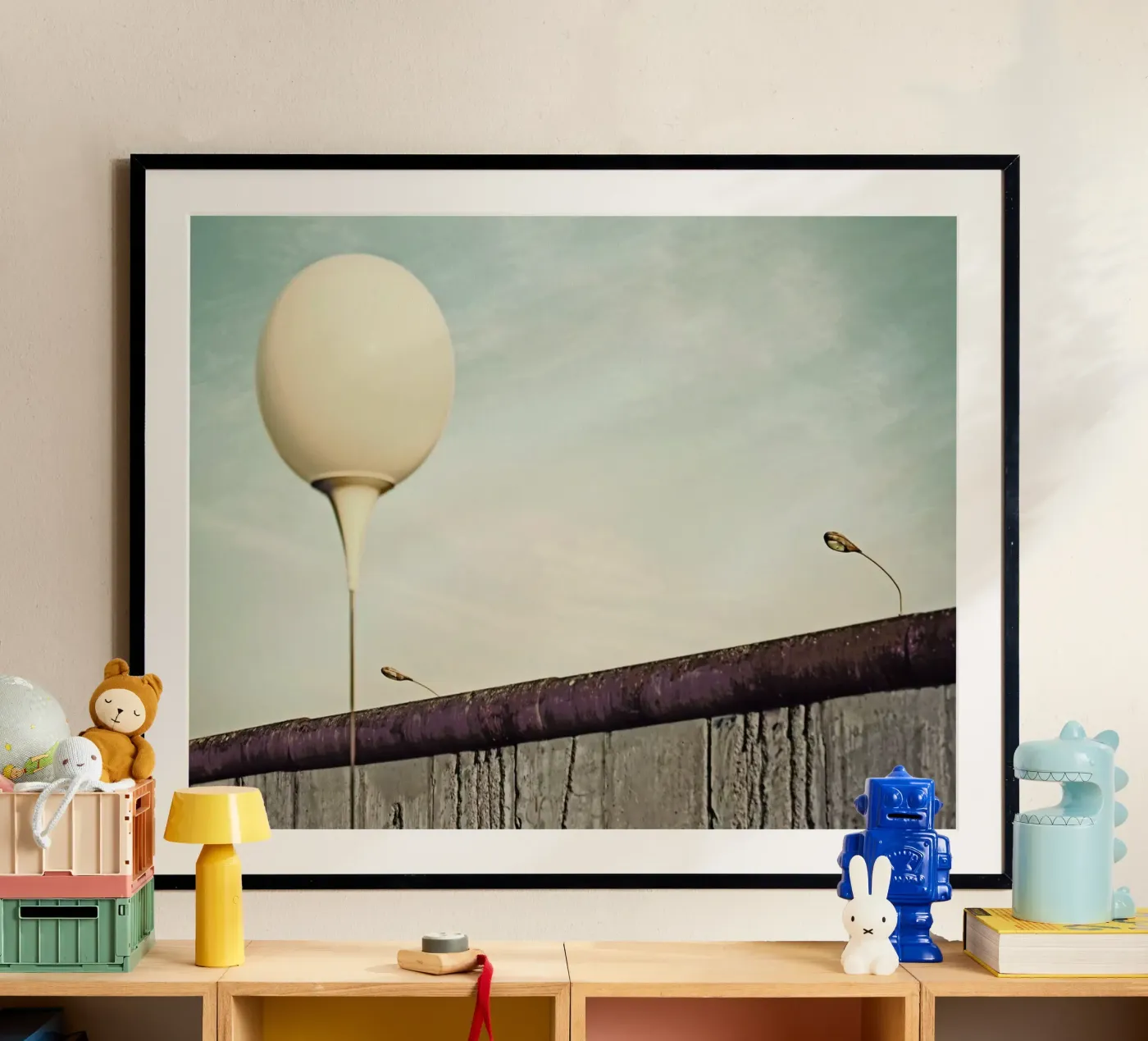 Wall 01 poster van Michael Belhadi