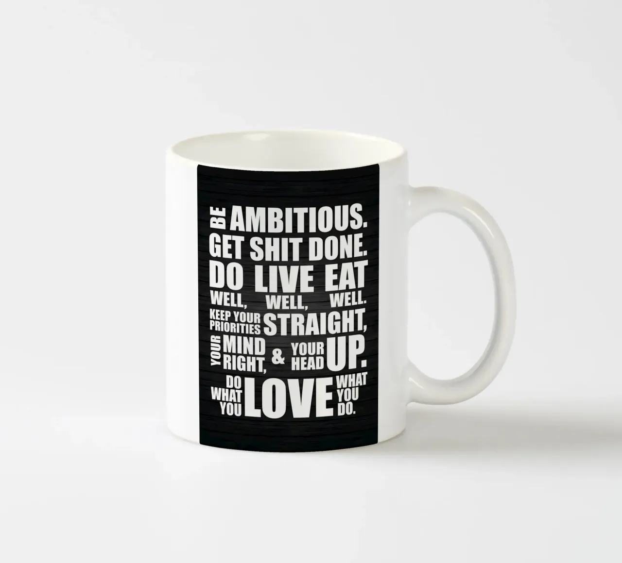 Media vs. Fretta tazza in ceramica da Aara