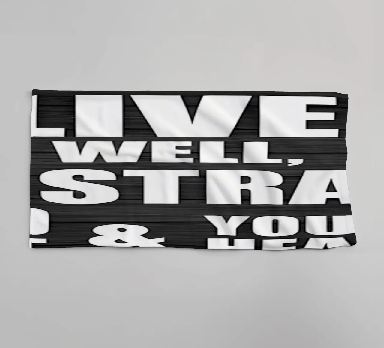 Average vs Hustle towel by Aara