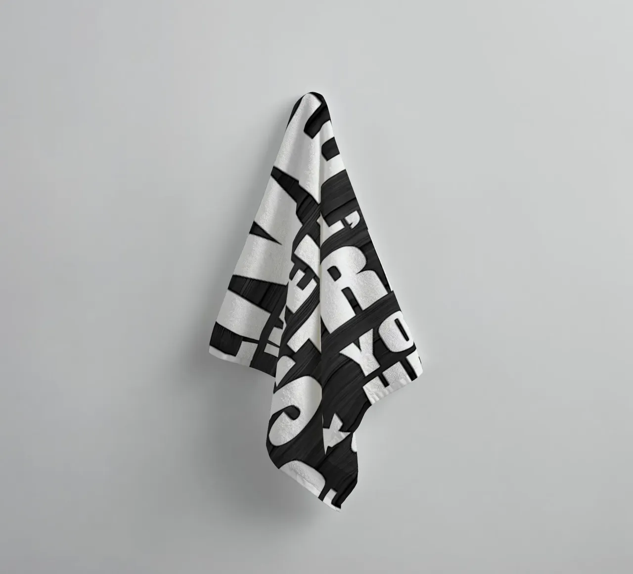 Average vs Hustle towel by Aara