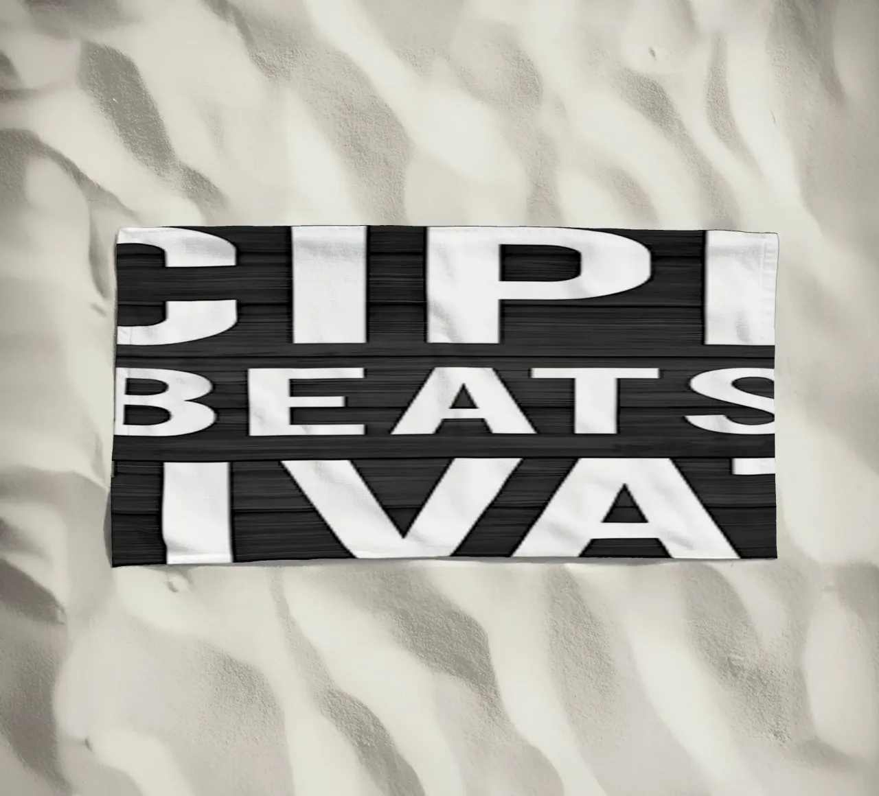 Beter dan gisteren strandhanddoek van Aara