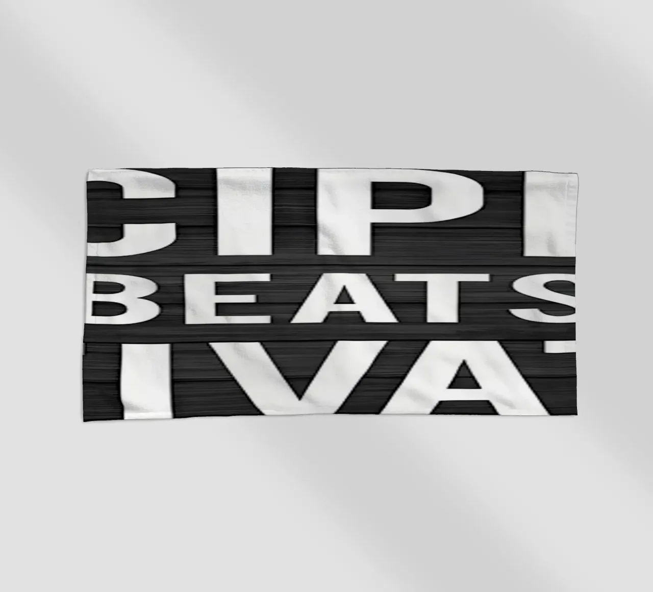 Beter dan gisteren strandhanddoek van Aara