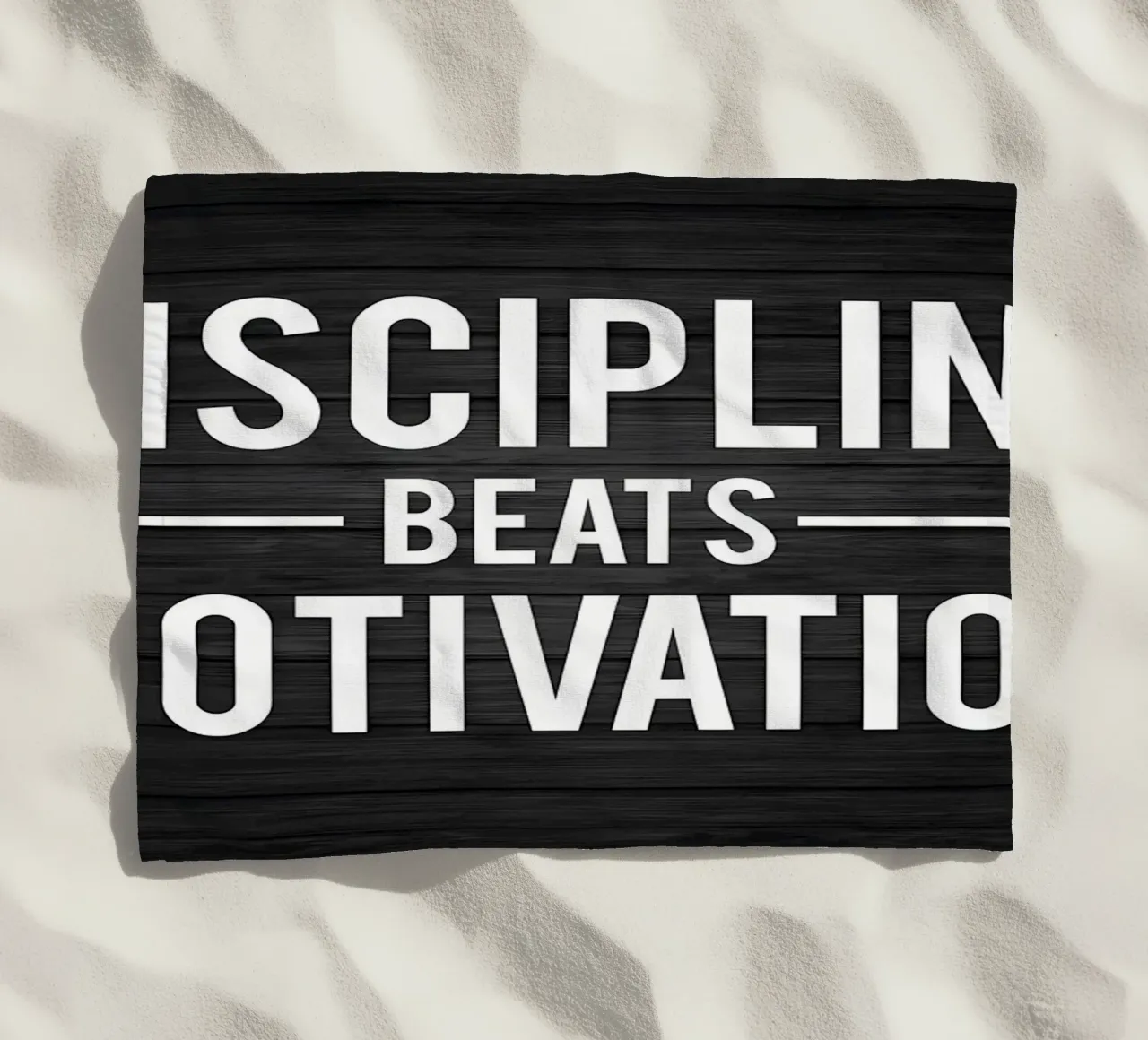 Beter dan gisteren strandhanddoek van Aara