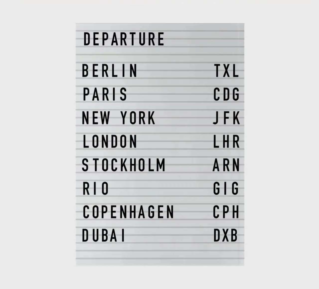 Berlin Departure notebook by daylight design studio