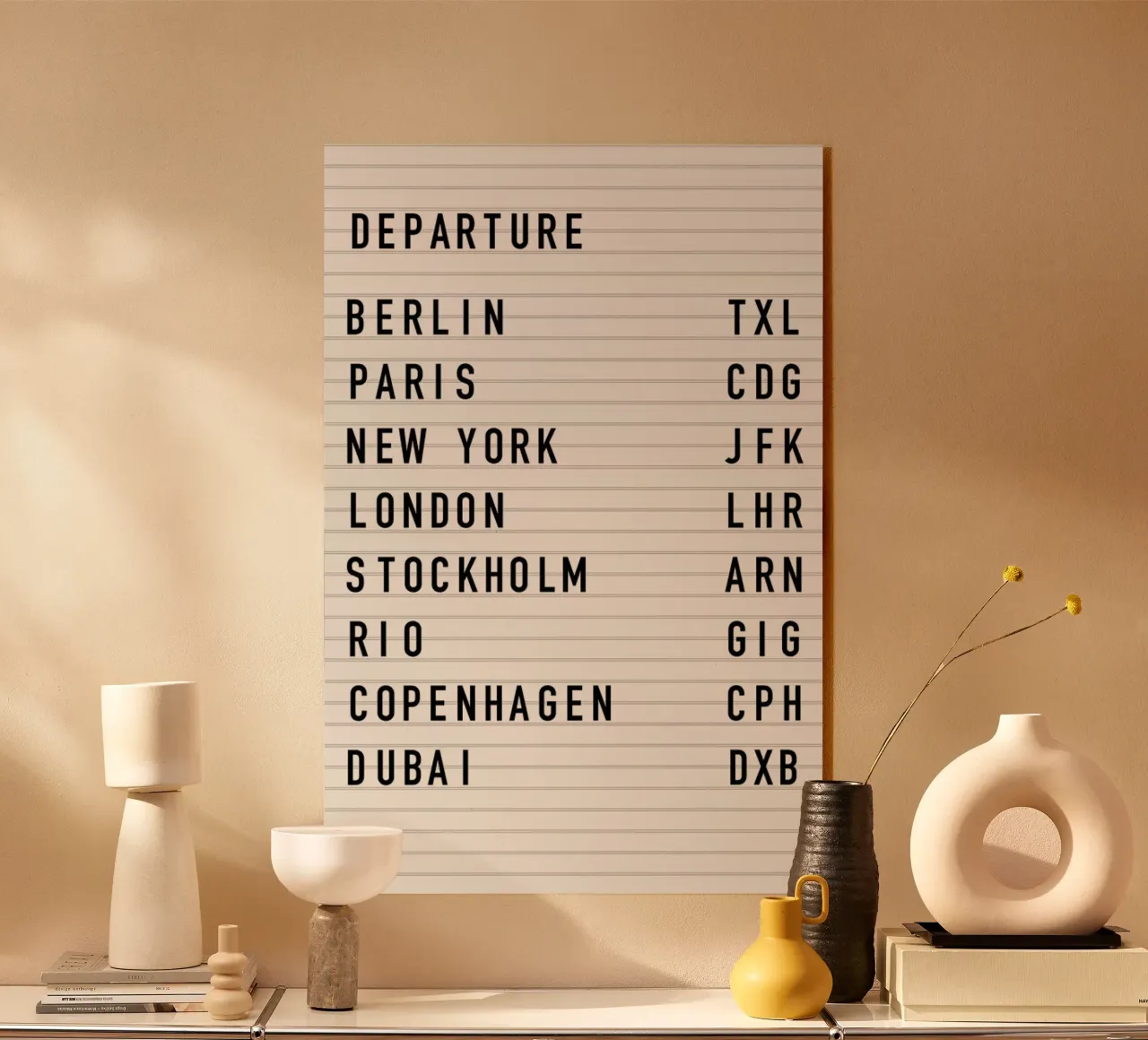 Berlin Departure plexiglass da daylight design studio