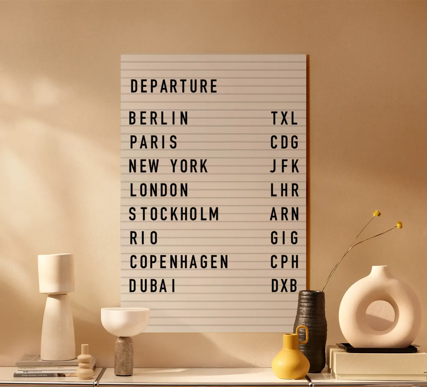 Berlin Departure plexiglass da daylight design studio