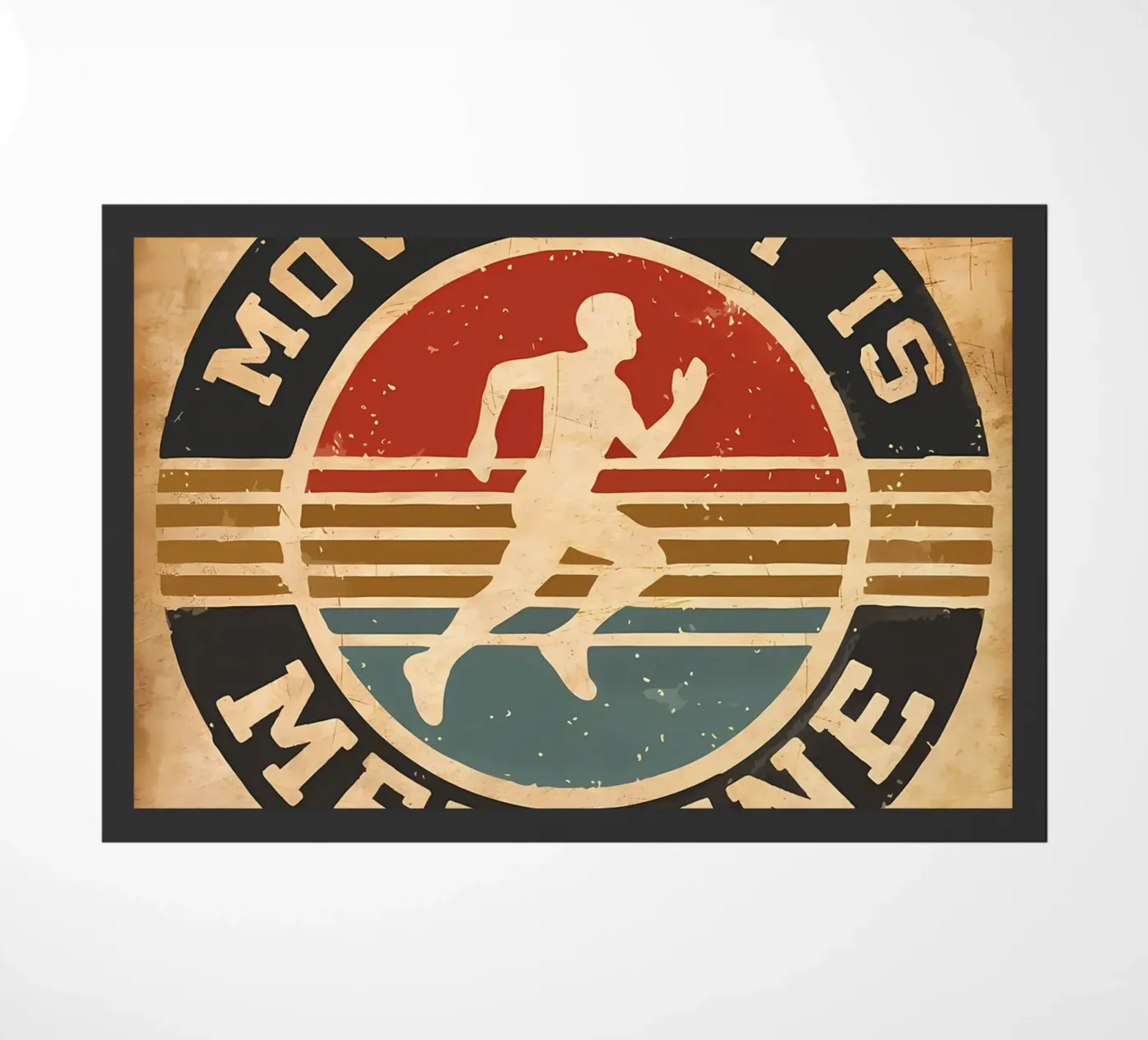 Be Ambitious doormat by Aara
