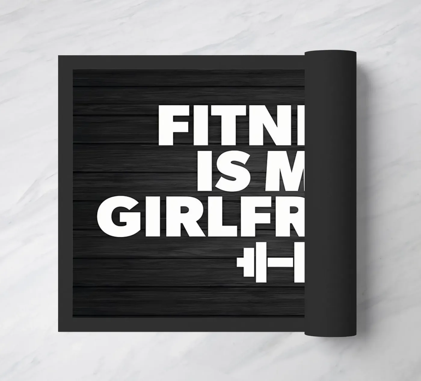 Bench Press doormat by Aara