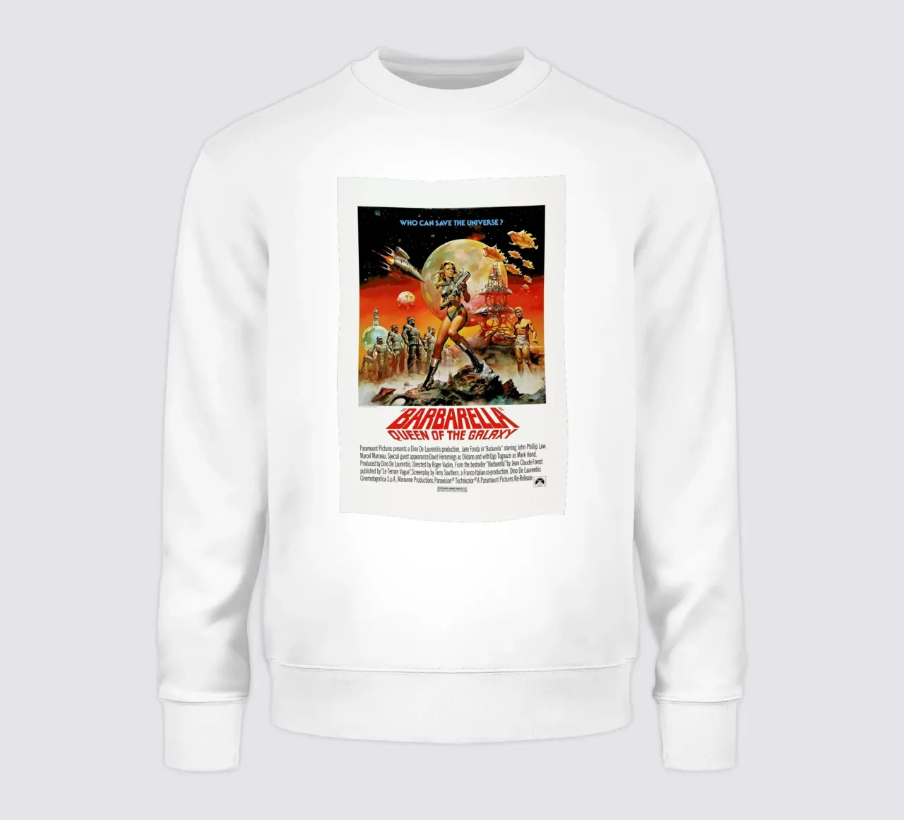 ‘Barbarella’ Retro Movie Poster felpa da Gallery Print and Art Limited