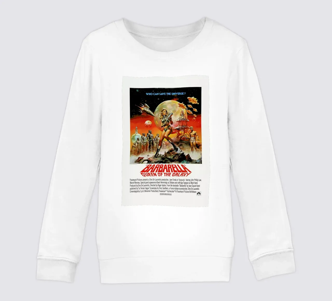 ‘Barbarella’ Retro Movie Poster felpa bambino da Gallery Print and Art Limited
