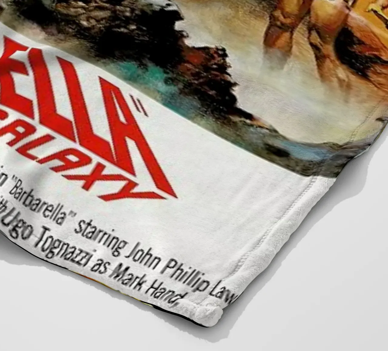 ‘Barbarella’ Retro Movie Poster coperta in pile da Gallery Print and Art Limited