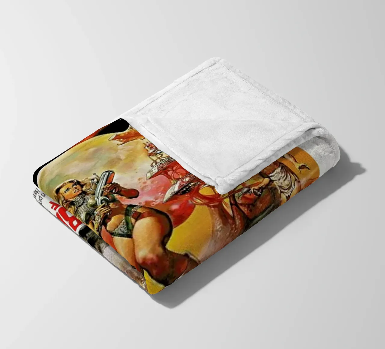 ‘Barbarella’ Retro Movie Poster coperta in pile da Gallery Print and Art Limited