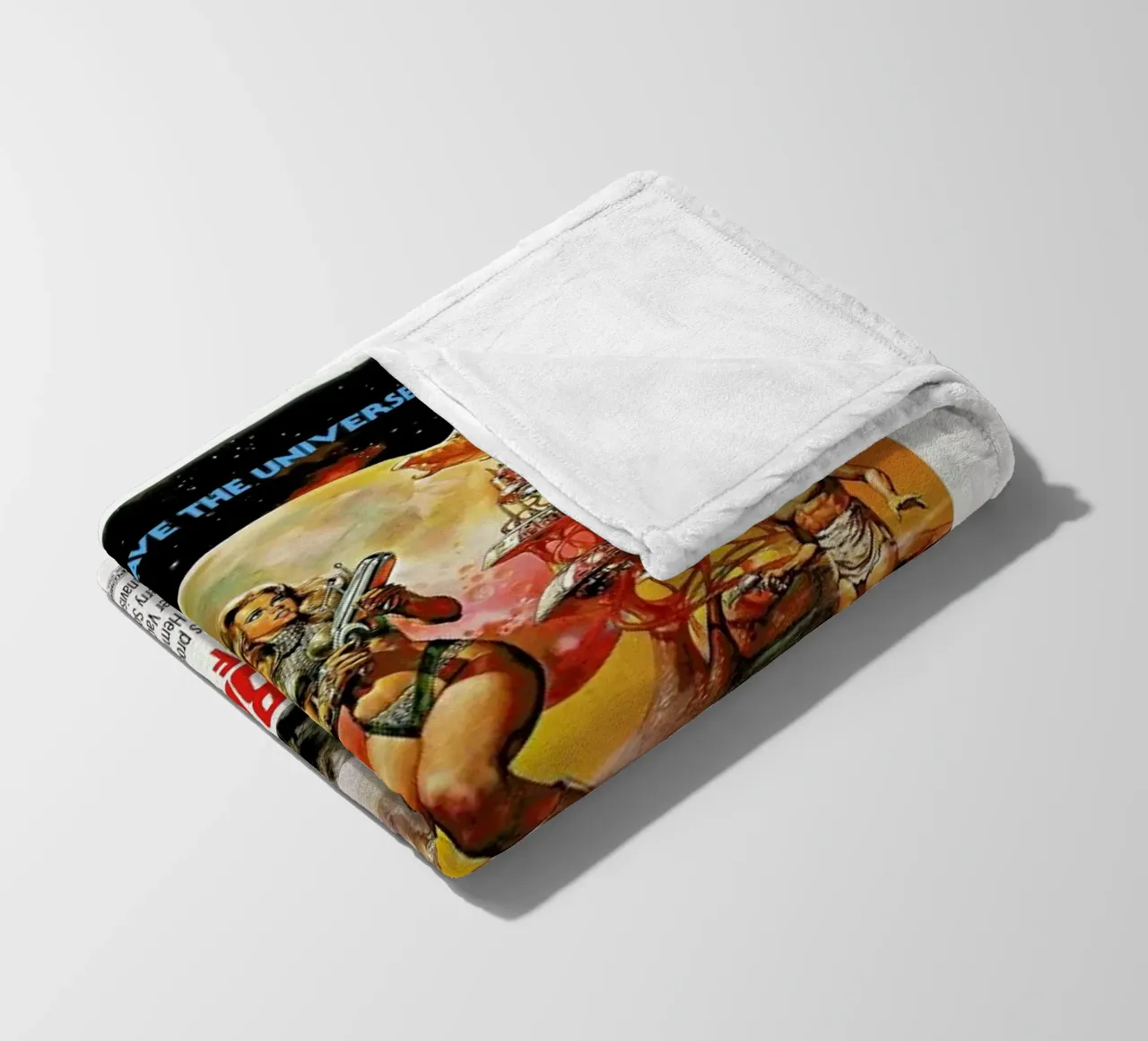 ‘Barbarella’ Retro Movie Poster coperta in pile da Gallery Print and Art Limited
