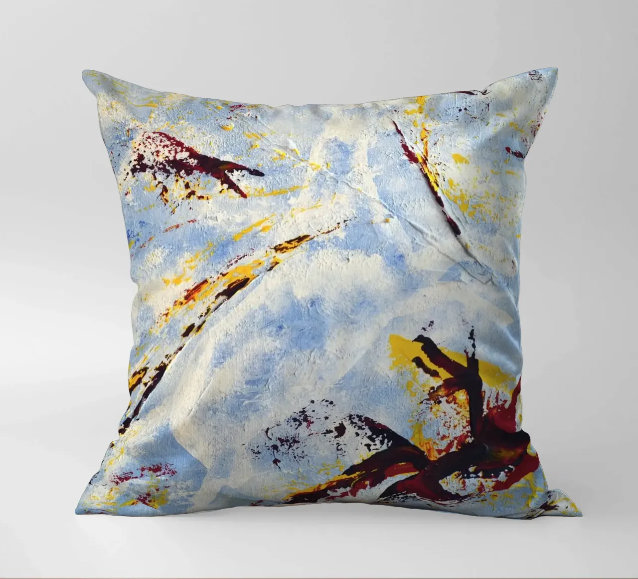 CLOUD JUMPER cuscino da Thierry Vobmann Abstract painting