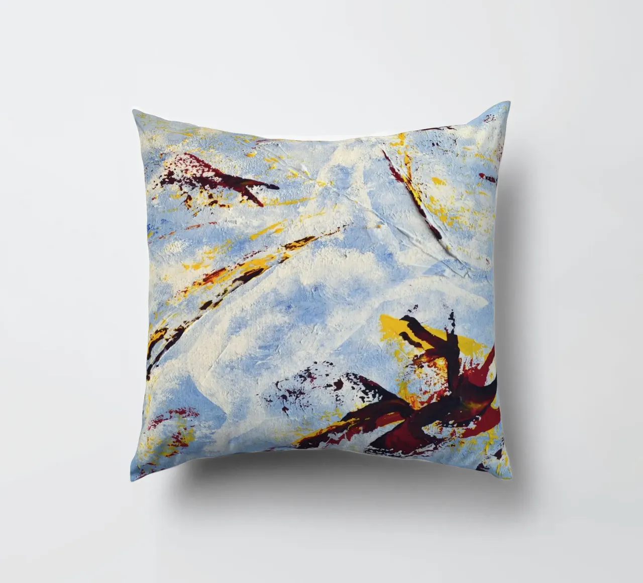 CLOUD JUMPER cuscino da Thierry Vobmann Abstract painting
