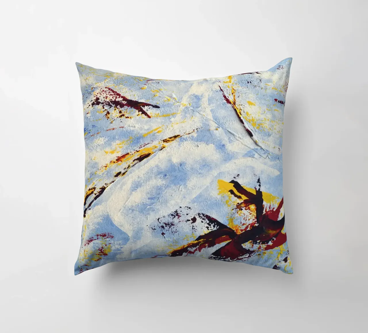 CLOUD JUMPER cuscino da Thierry Vobmann Abstract painting