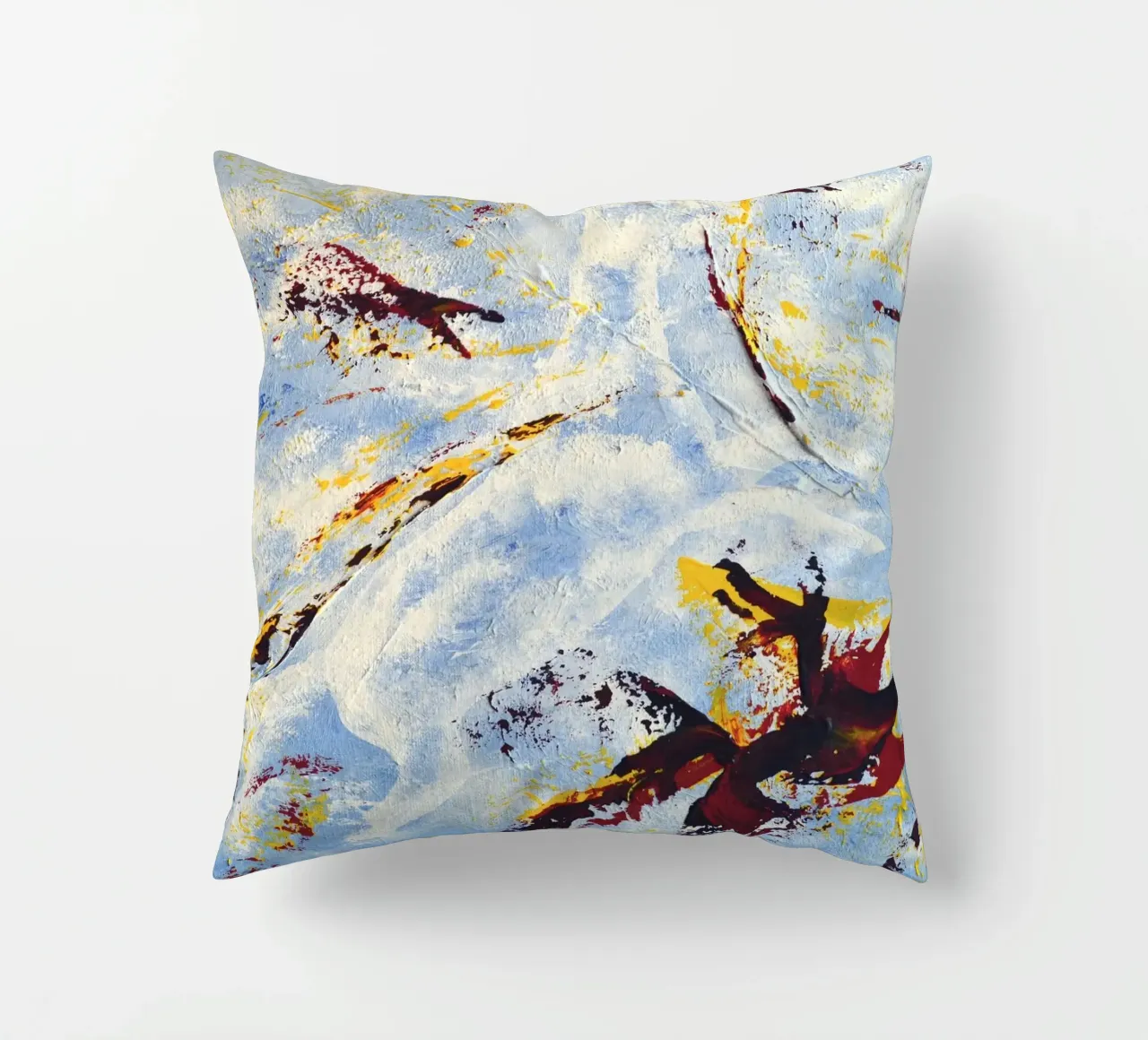 CLOUD JUMPER cuscino da Thierry Vobmann Abstract painting