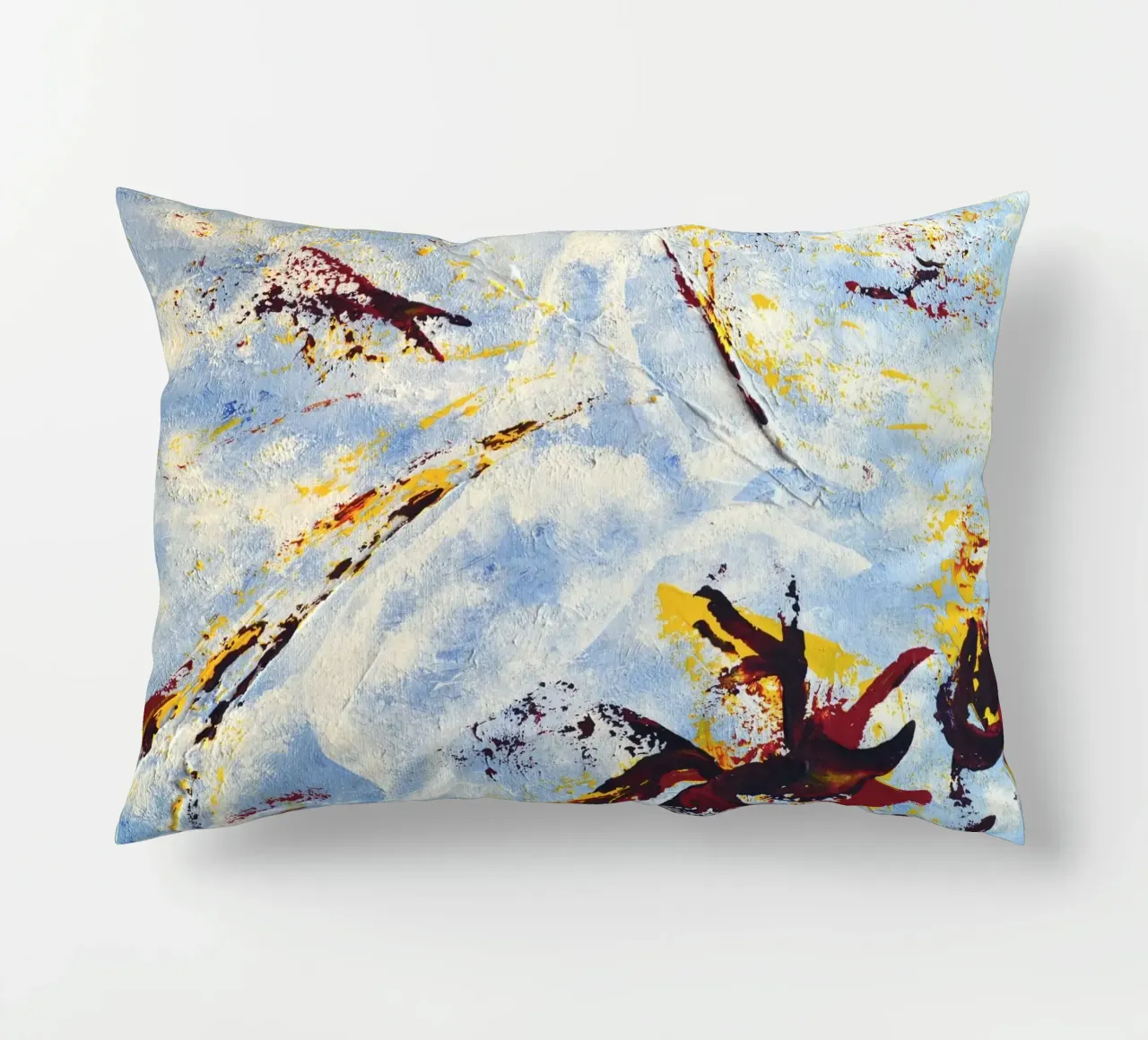 CLOUD JUMPER cuscino da Thierry Vobmann Abstract painting