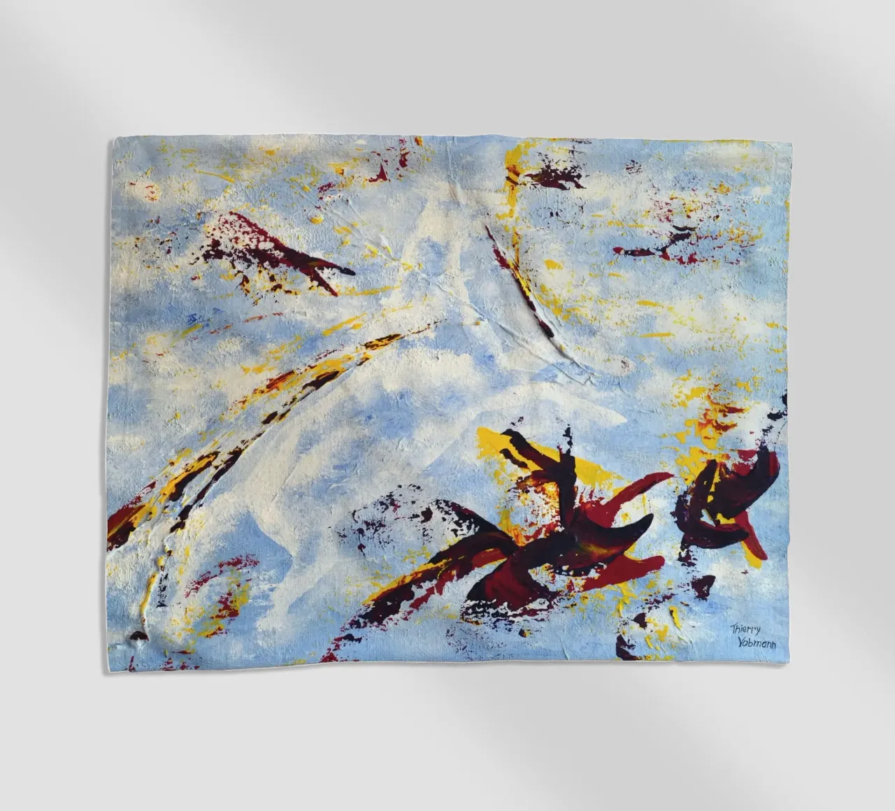 CLOUD JUMPER telo mare da Thierry Vobmann Abstract painting