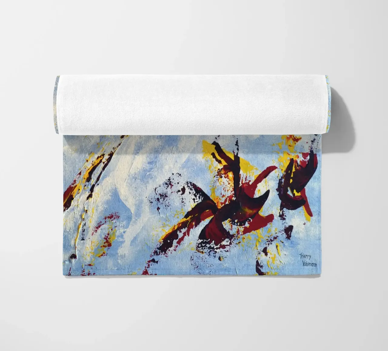 CLOUD JUMPER telo mare da Thierry Vobmann Abstract painting