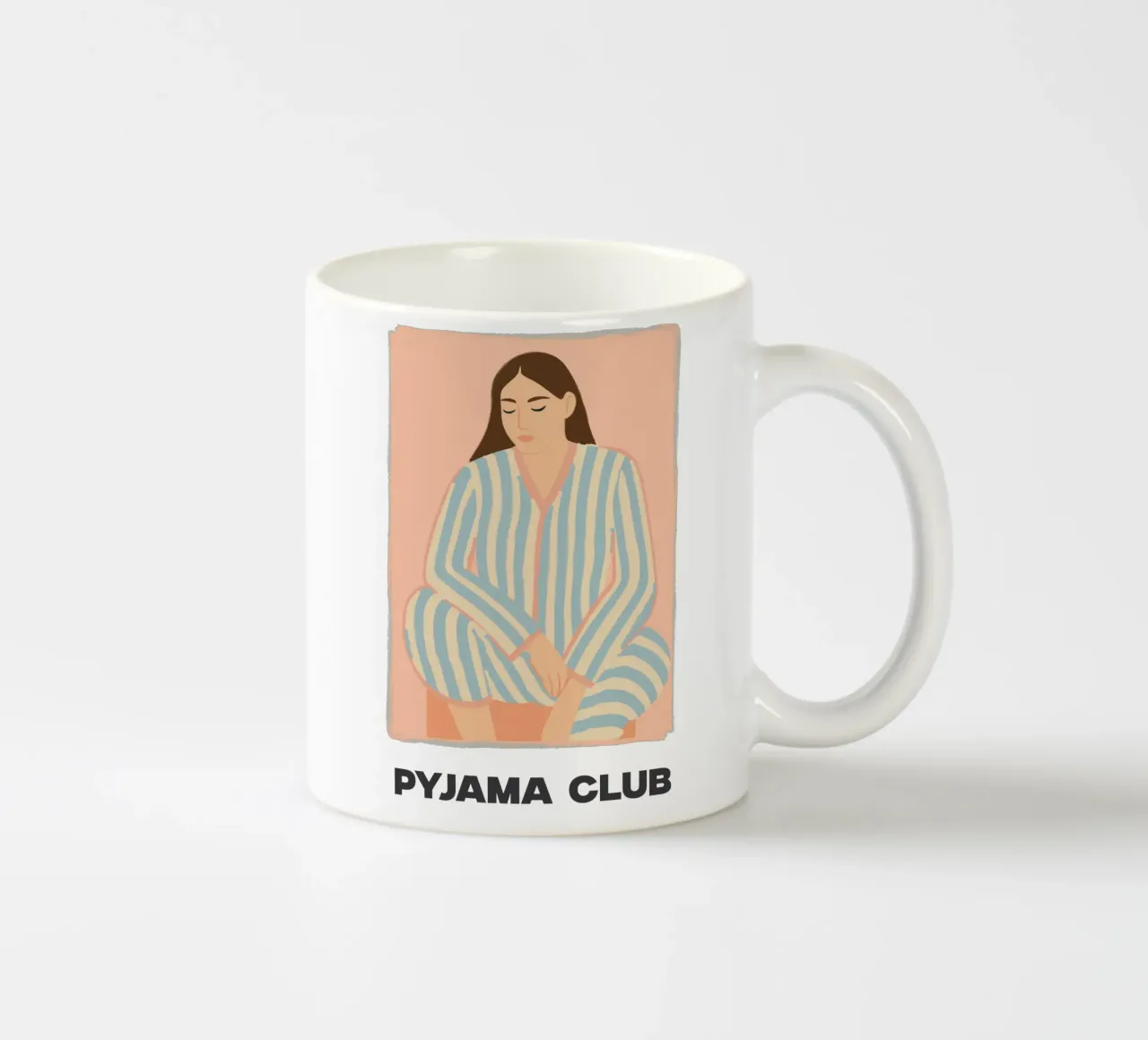 Sunday Is a Lifestyle tazza in ceramica da QuooodZ by MooodzArt