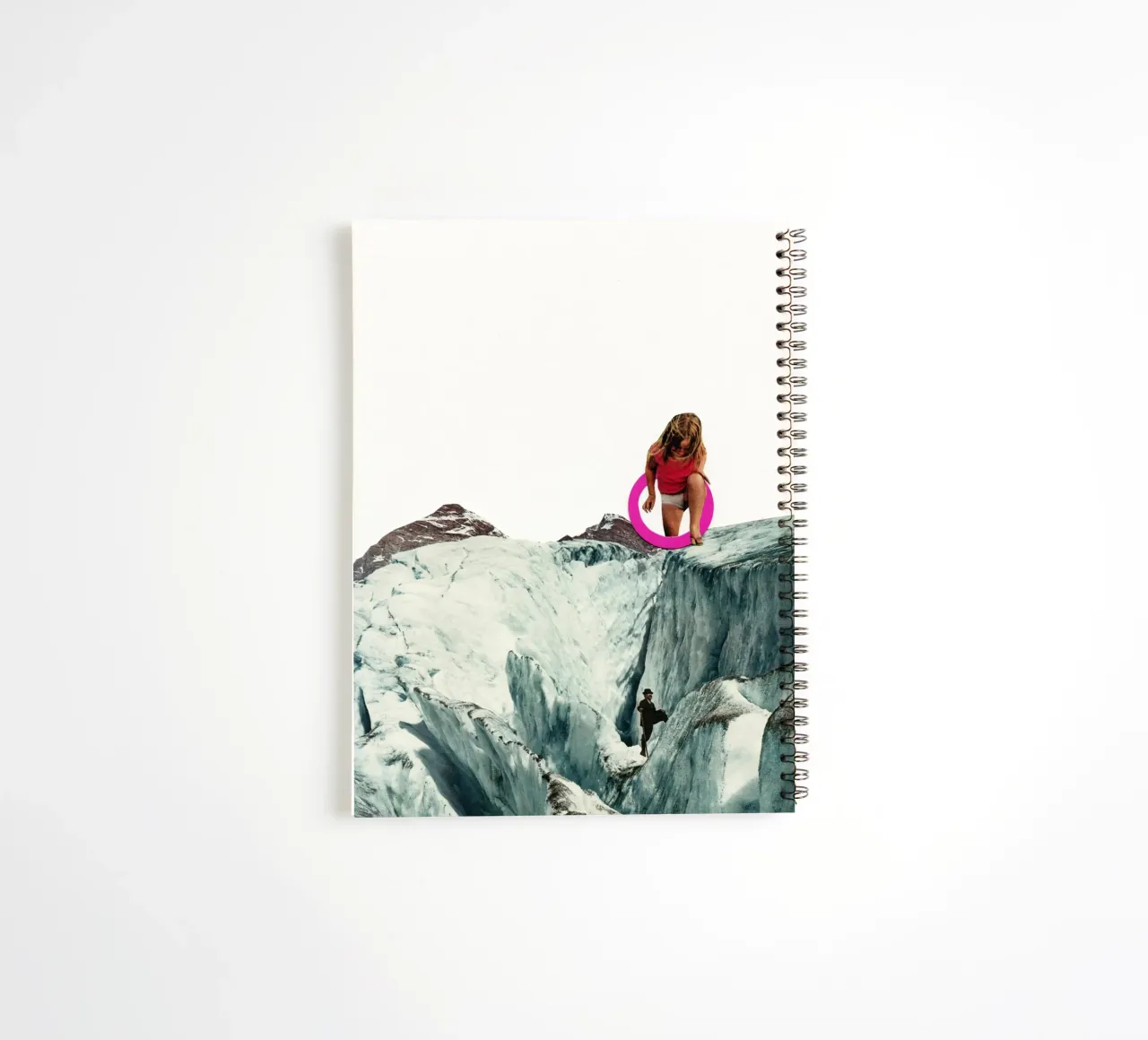 Another World spiral notebook by Cassia Beck Collage