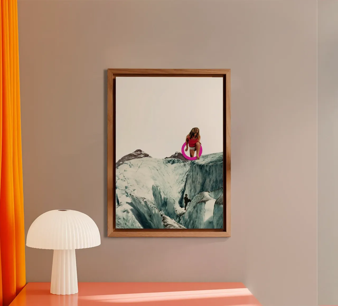 Un altro mondo alluminio dibond da Cassia Beck Collage