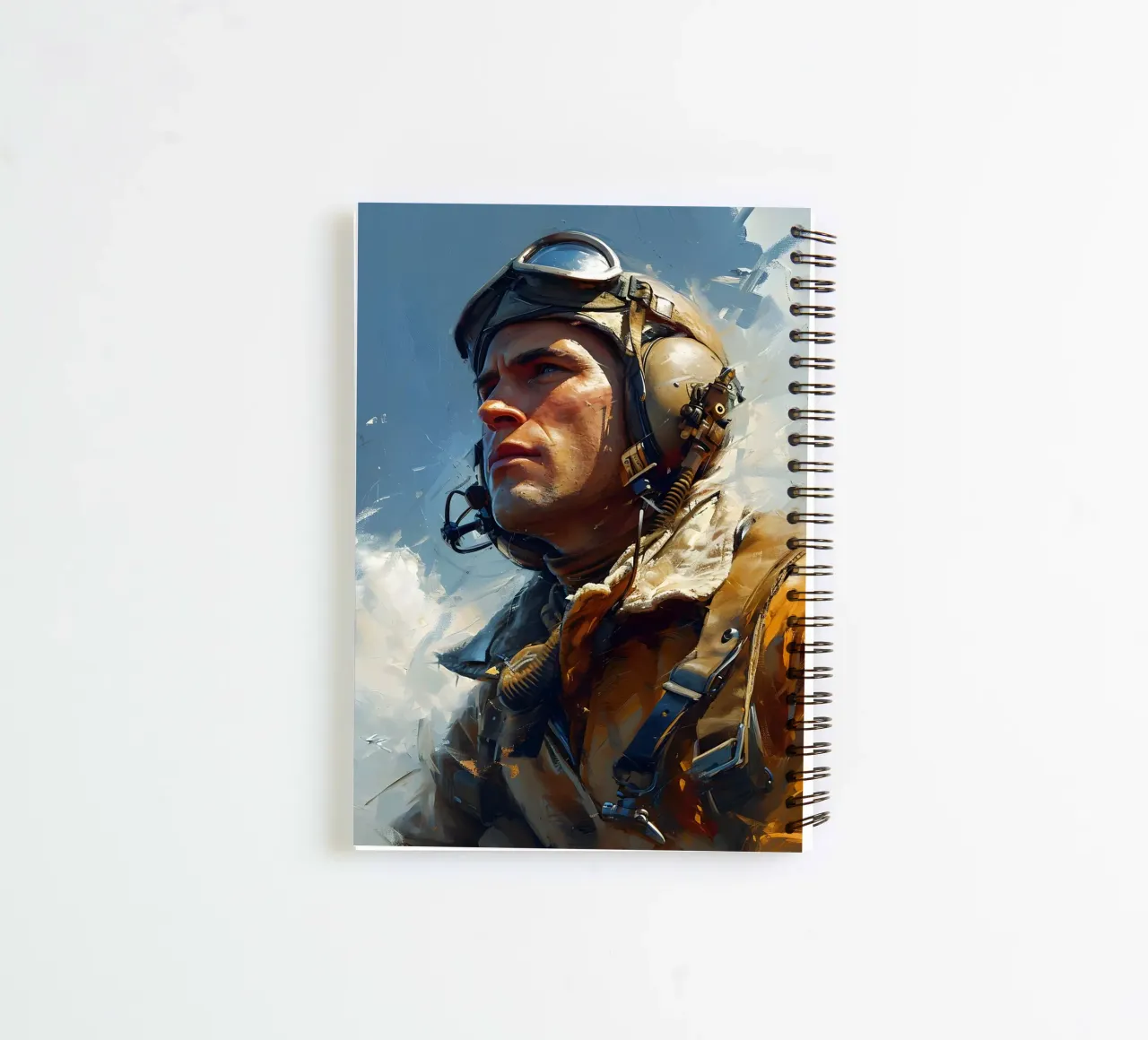 Determination in view spiral notebook by M-Ulrich-Digital Art