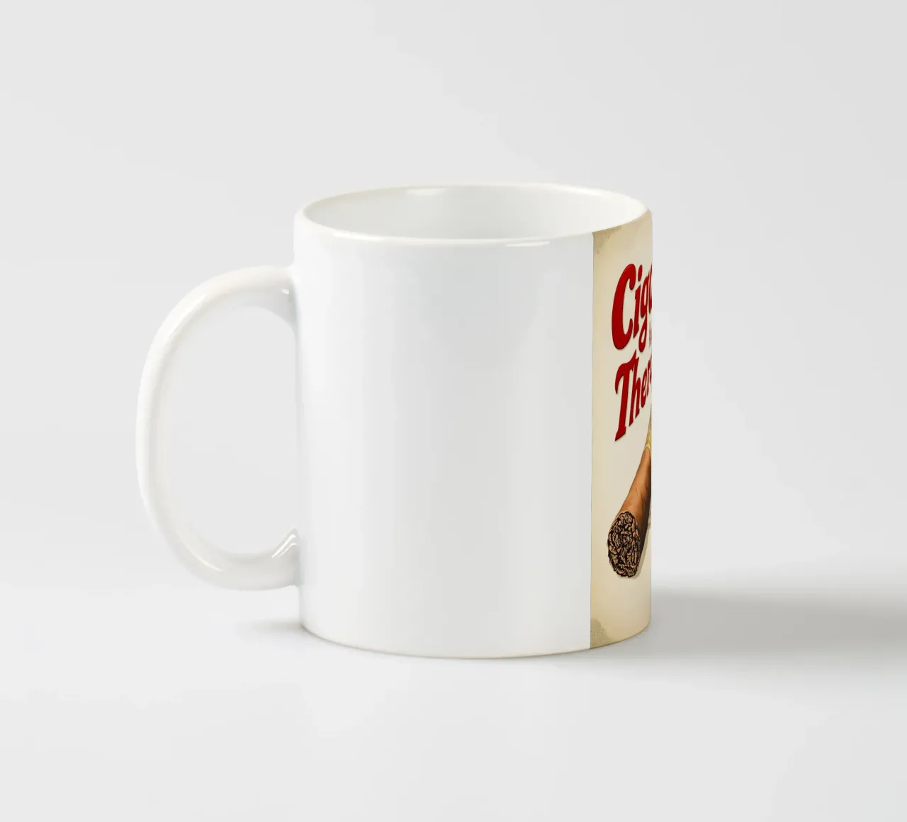 Time out fumoso tazza in ceramica da M-Ulrich-Digital Art