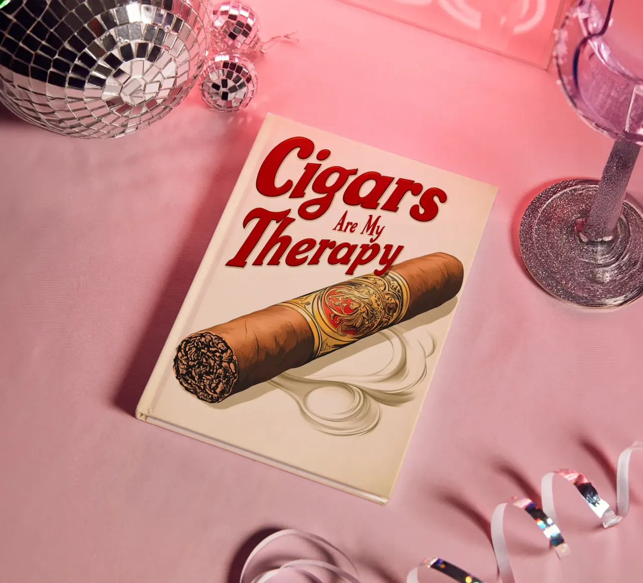 Smoky time out notebook by M-Ulrich-Digital Art