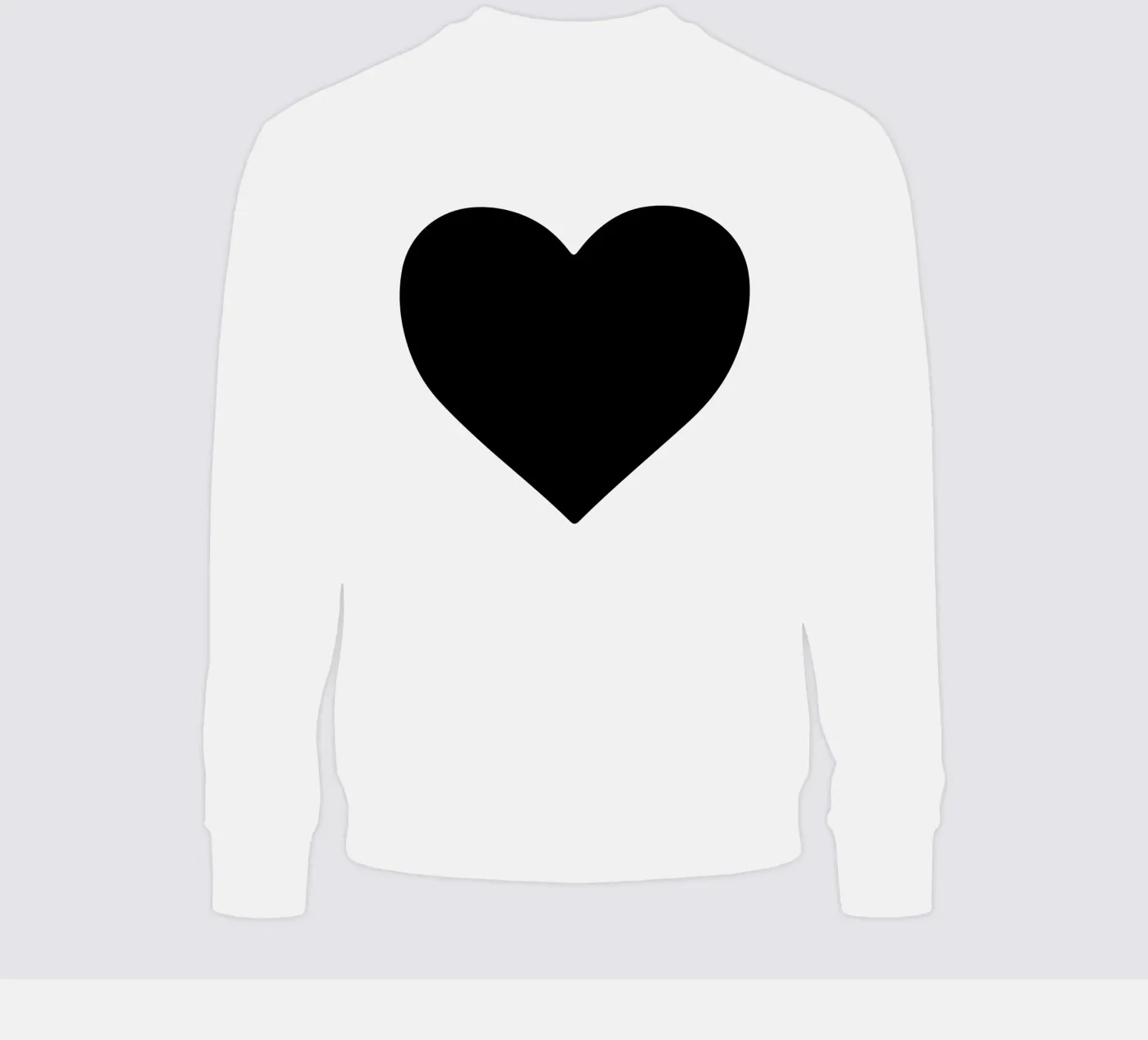 Black Heart felpa da Rose Beck Art